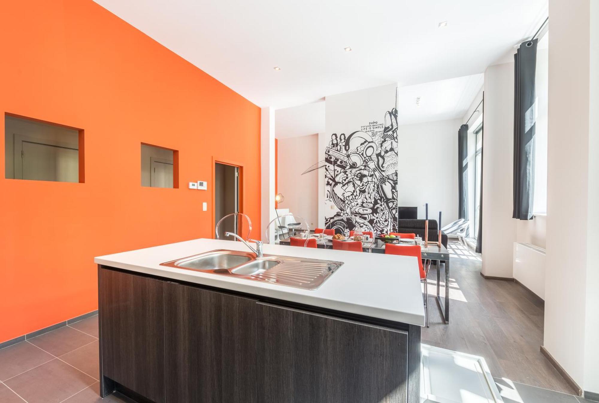 Smartflats - Berlaymont Apartment Brussels Phòng bức ảnh